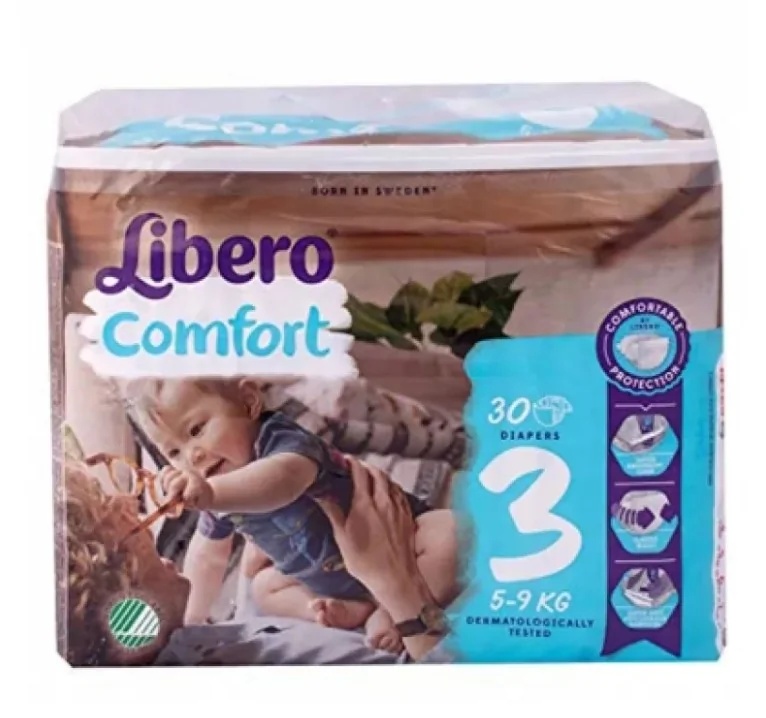 GRATIS Libero Comfort luiers maat 3, 5-9 kg, 30 stuks