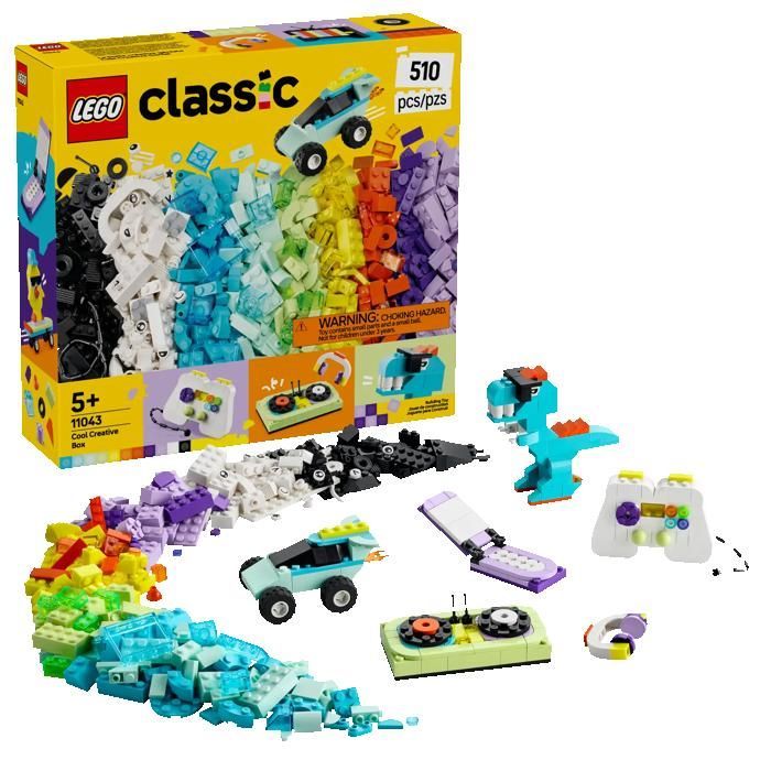 LEGO Classic 11043 La boîte créative cool Cadeaux Jouets Objets de collection 5+
