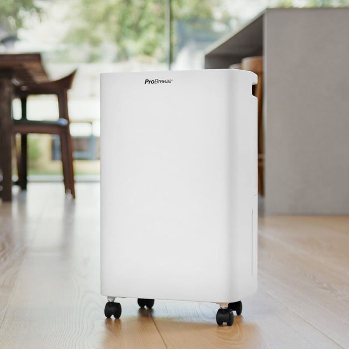Deshumidificador de aire Pro Breeze - 6 l/día - Potente compresor - Temporizador de 24 horas - Ahorro de energía