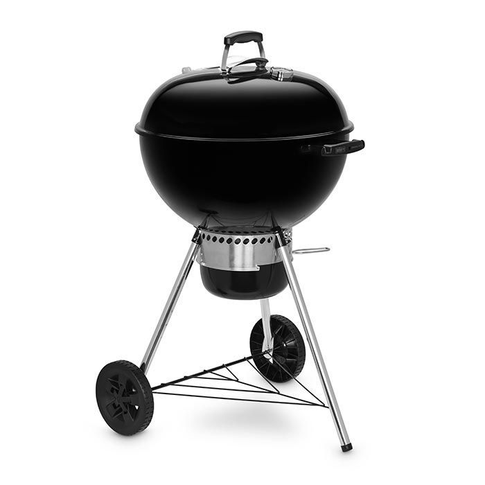 Barbacoa de carbón WEBER Original Kettle E-5730 - 57 cm - Negra - Para 10 personas