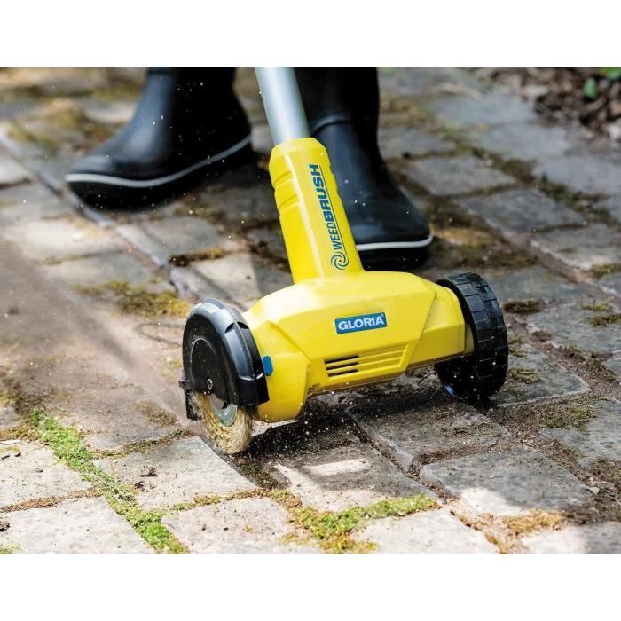 Spazzola elettrica senza fili Gloria per fughe o bordi di terrazze (senza batteria)