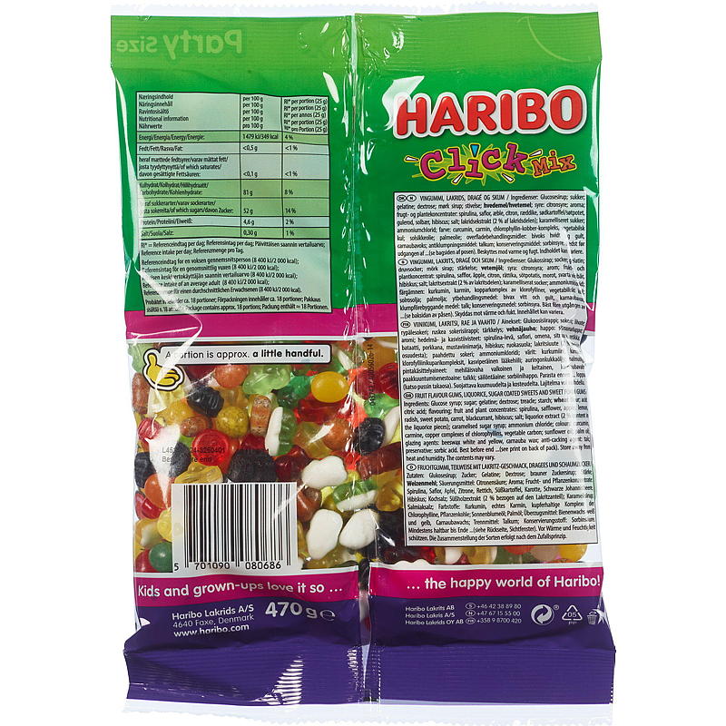 Haribo Clickmix 470g Haribo