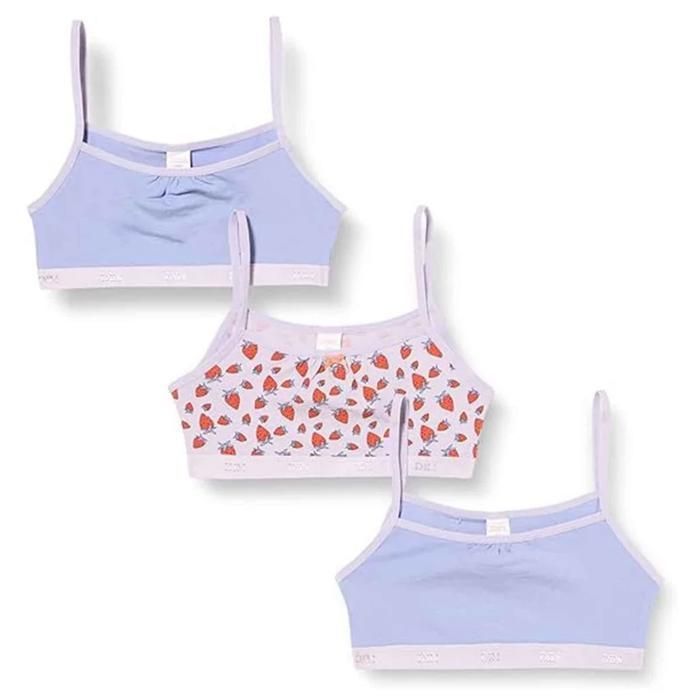 Conjunto de 3 sutiãs femininos DIM em algodão elástico 