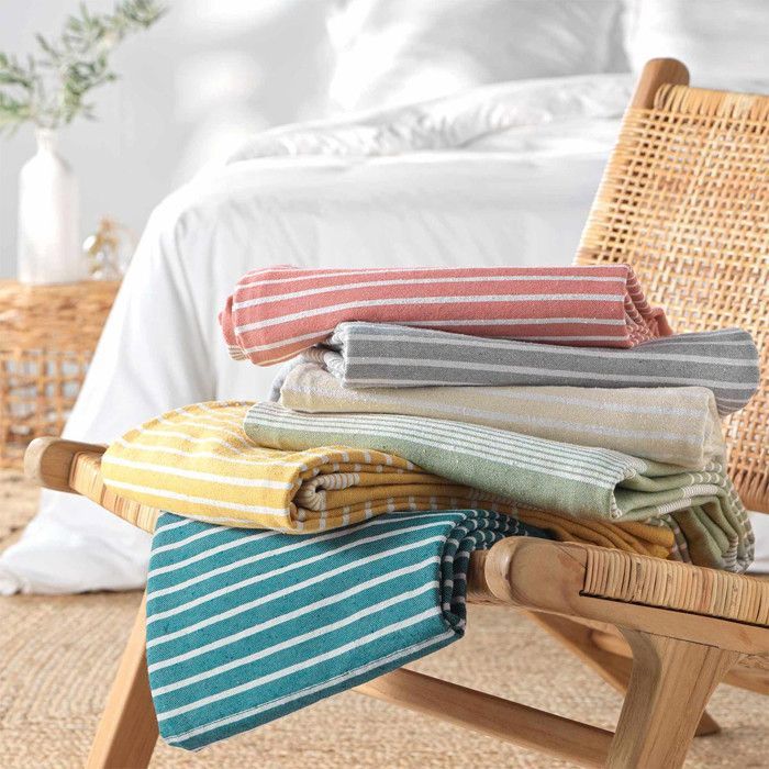 Adele tweepersoons sprei 220 x 240 cm geweven katoen/polyester grijs