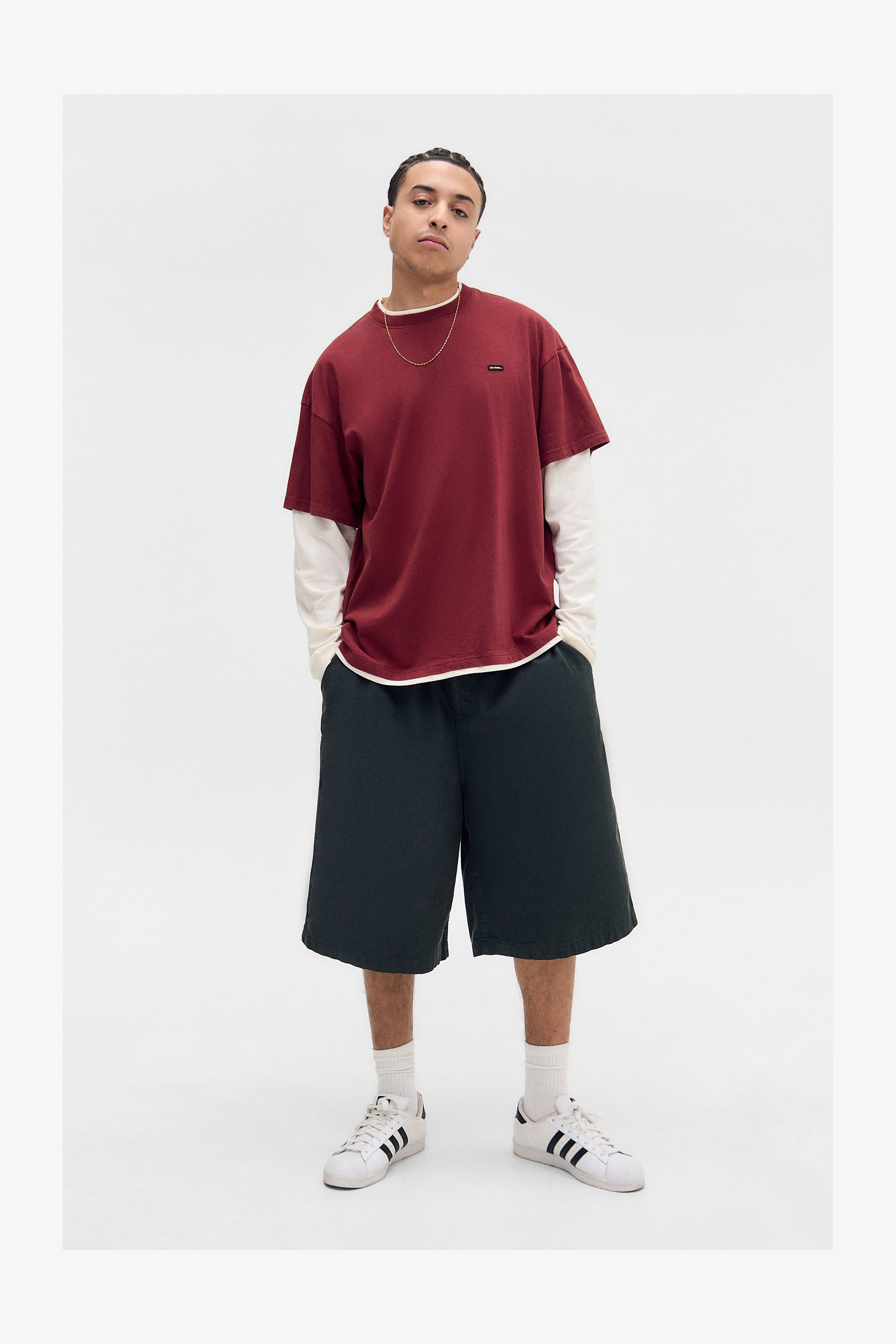 iets frans... DUBBELLAAGS UNISEX - Top met lange mouwen - burg