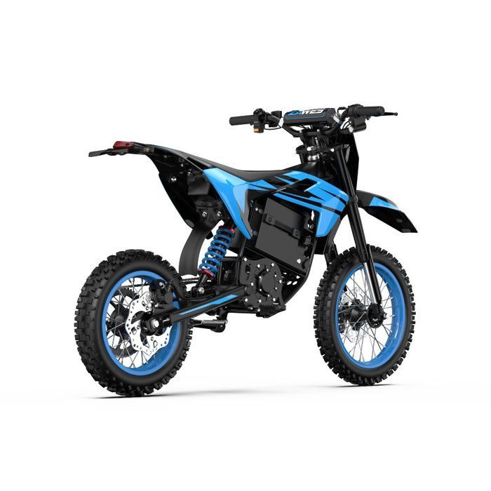 ZAWES S3 Moto électrique tout-terrain pour adultes Moteur 5000W Batterie 60V 23.4Ah, Pneus tout-terrain avant 14 pouces