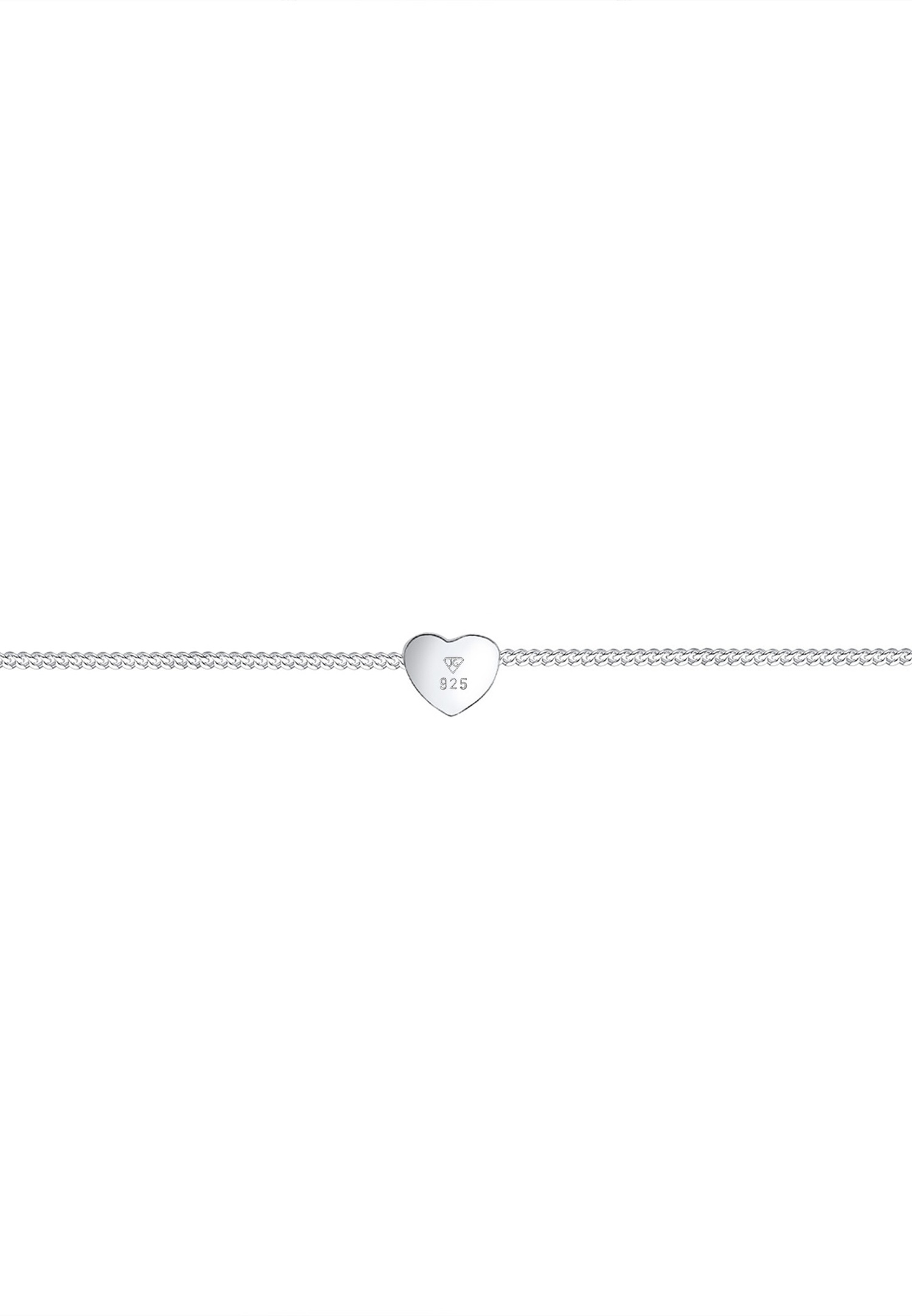 Elli Femmes Choker Coeur Pendentif Filigrane en Argent Sterling 925