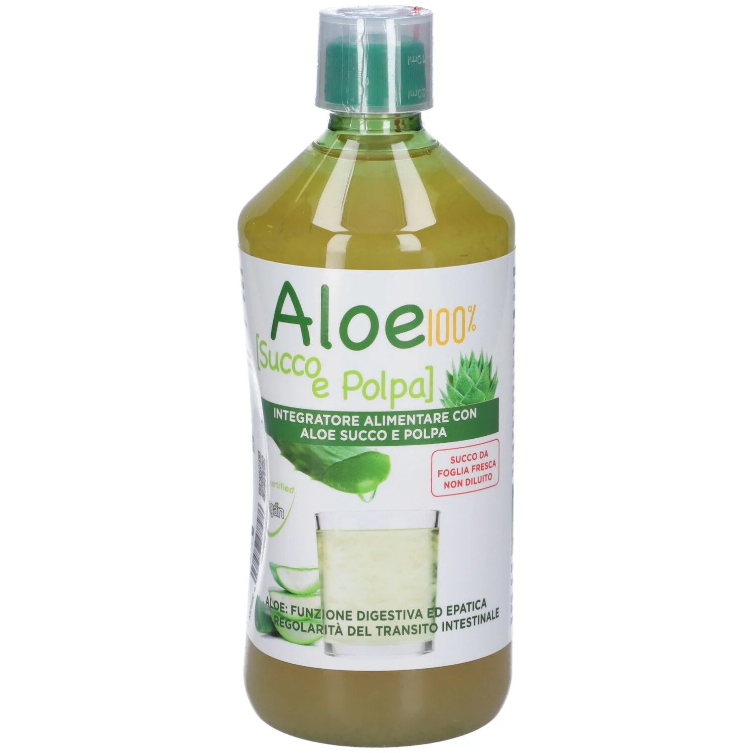 Aloë vera-sap/pulp 1% 1l