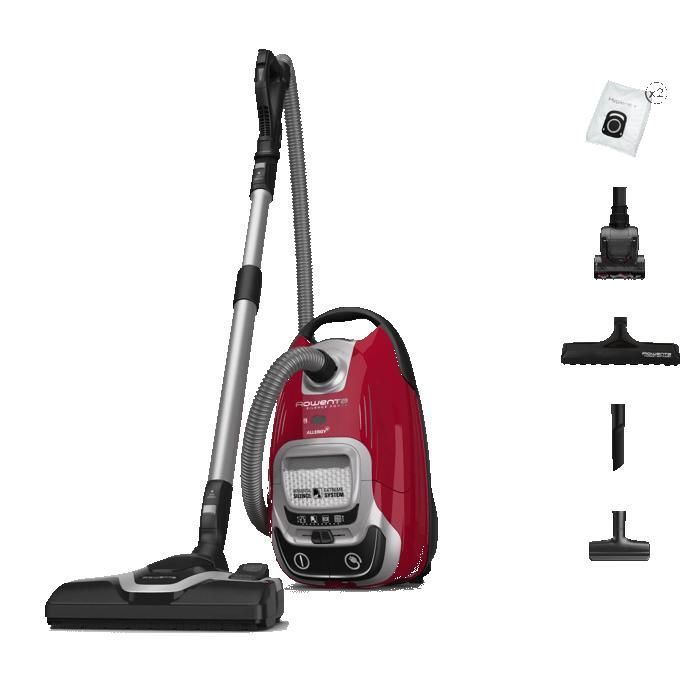 Rowenta Silence Force Effitech Aspirateur avec sac, 57 dB(A), 4,5L RO7473EA