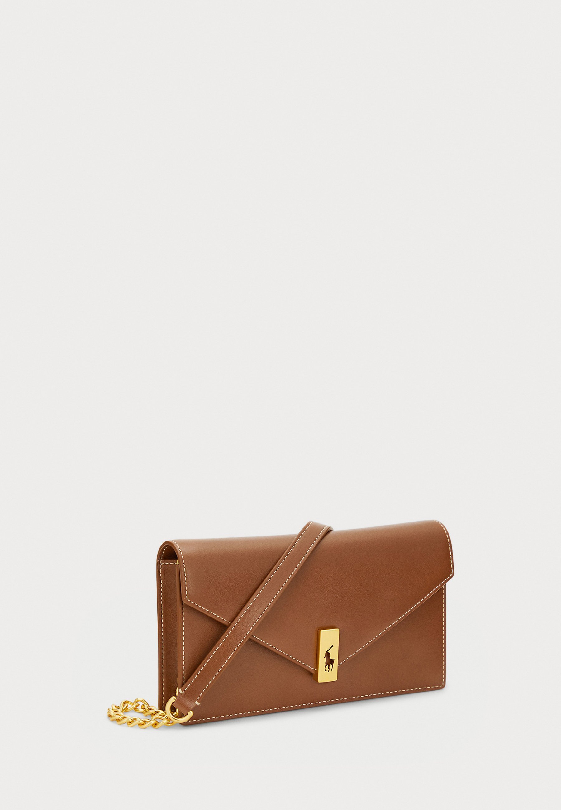 Polo Ralph Lauren Polo ID leren portemonnee en tas met ketting - Portemonnee - cuoio