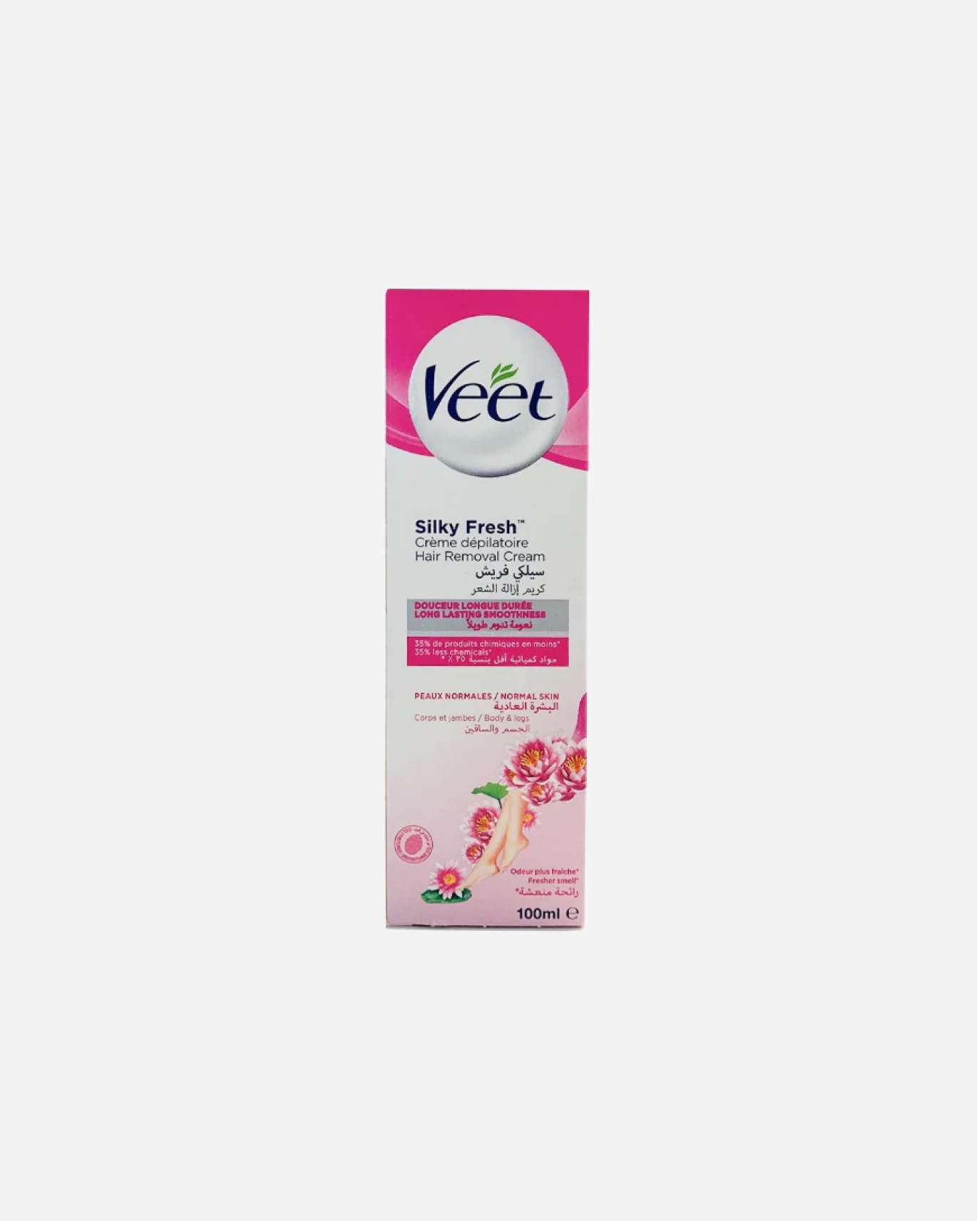 Veet Crème Dépilatoire Silky Fresh 100ml - Peaux Normales
