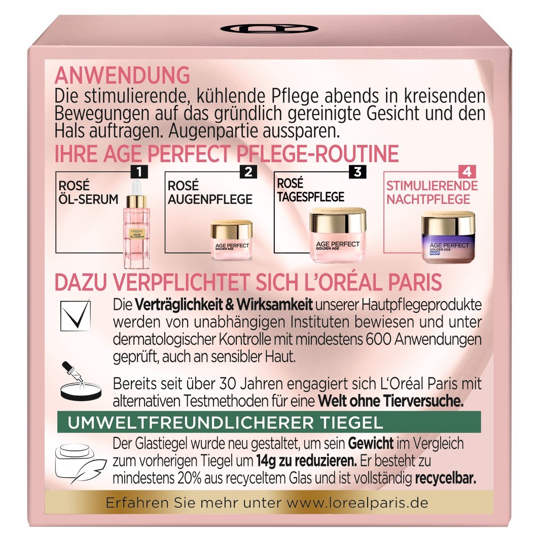 L'Oréal Paris Nachtcrème Age Perfect Golden Age - 50 ml