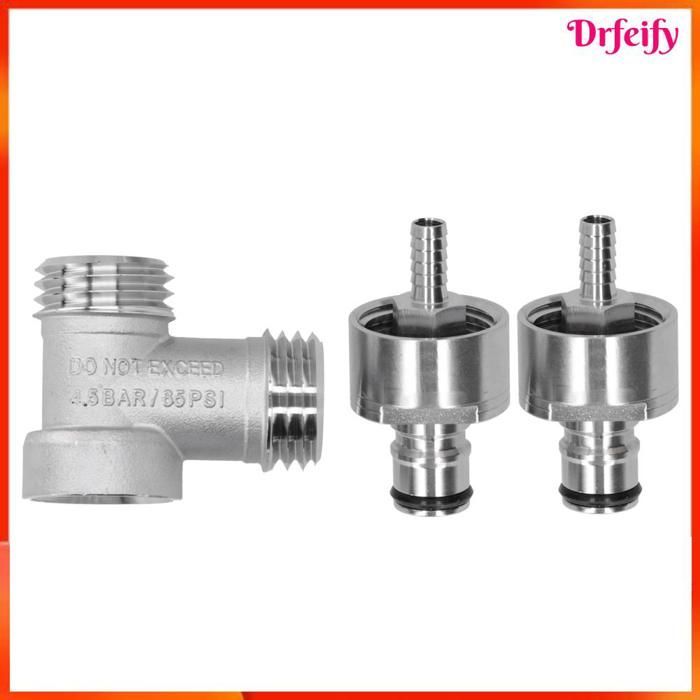 Adaptador de elaboración de cerveza Akozon, adaptador de carbonatación de cerveza, convertidor de elaboración de cerveza para electrodomésticos y refrescos.
