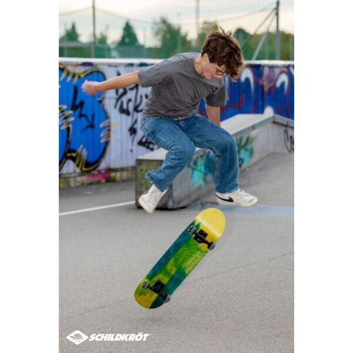 Skate - SCHILDKRÖT - Bigflip 31 - Verde - Splash - Madeira de bordo de 7 camadas
