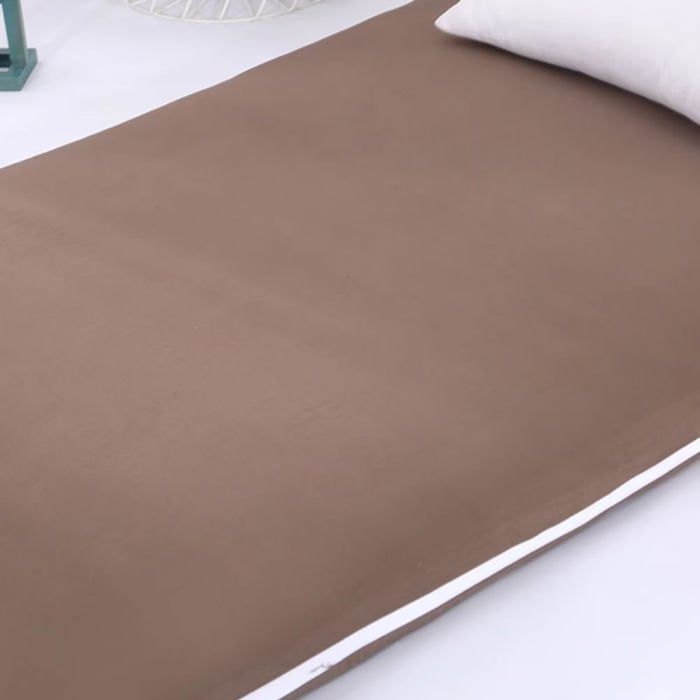 Funda plegable de algodón para colchón futón tradicional japonés, lavable con cremallera, 90x190 cm.