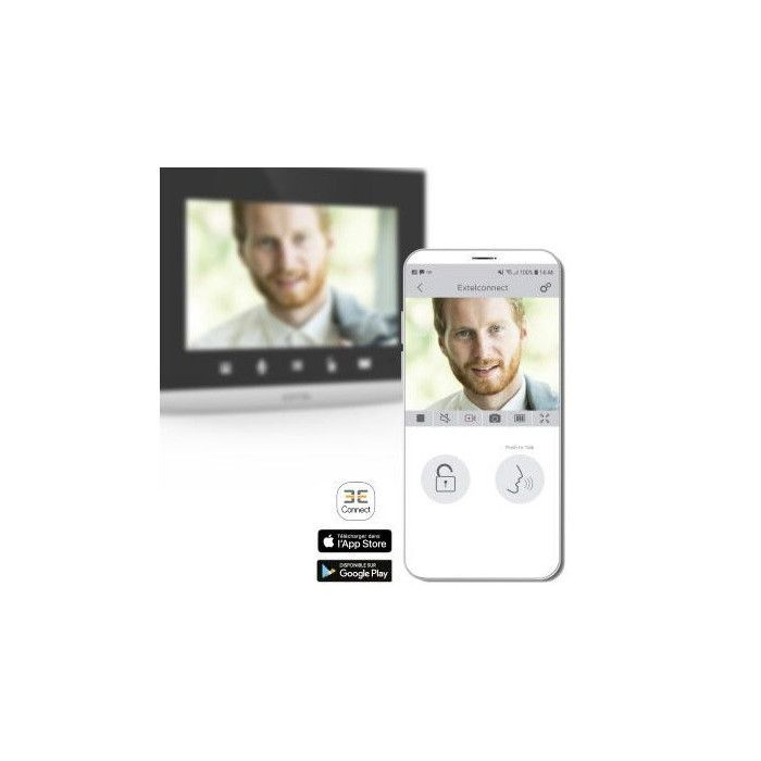 Extel - Visiophone filaire 7 connecté - Connect 2 Avidsen