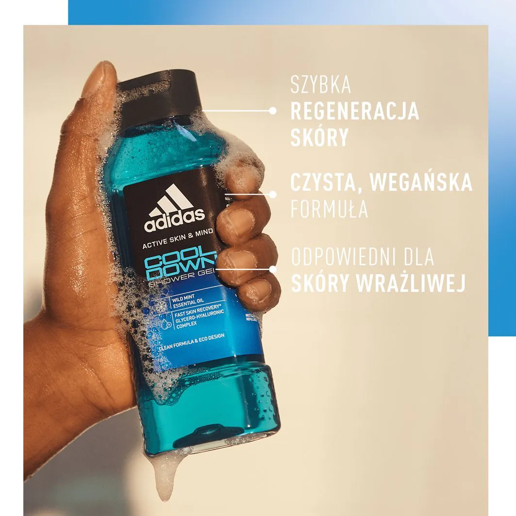 Adidas Acive Skin&Mind Cool Żel pod prysznic Cool Down
