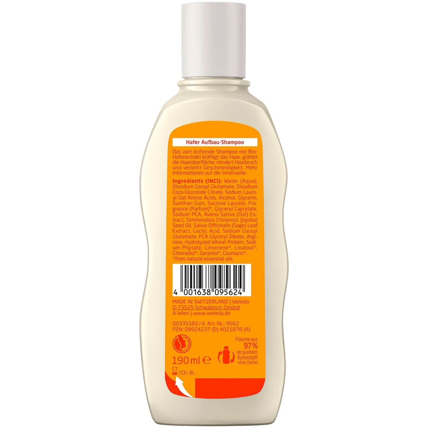 Champú regenerador de avena Weleda – 190 ml
