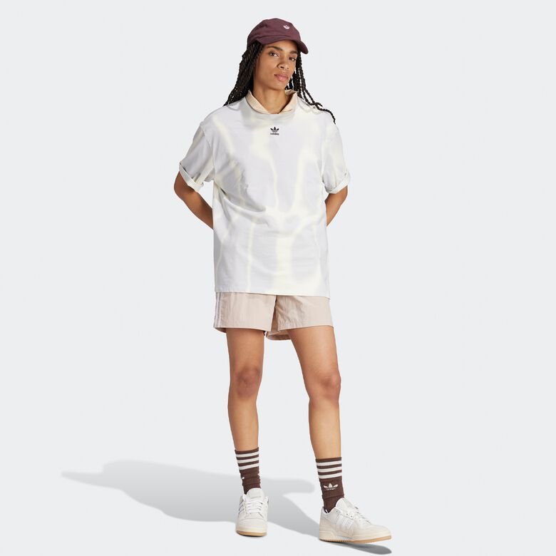 Kurze Cargohose mit 3 Streifen, Sommerglanz