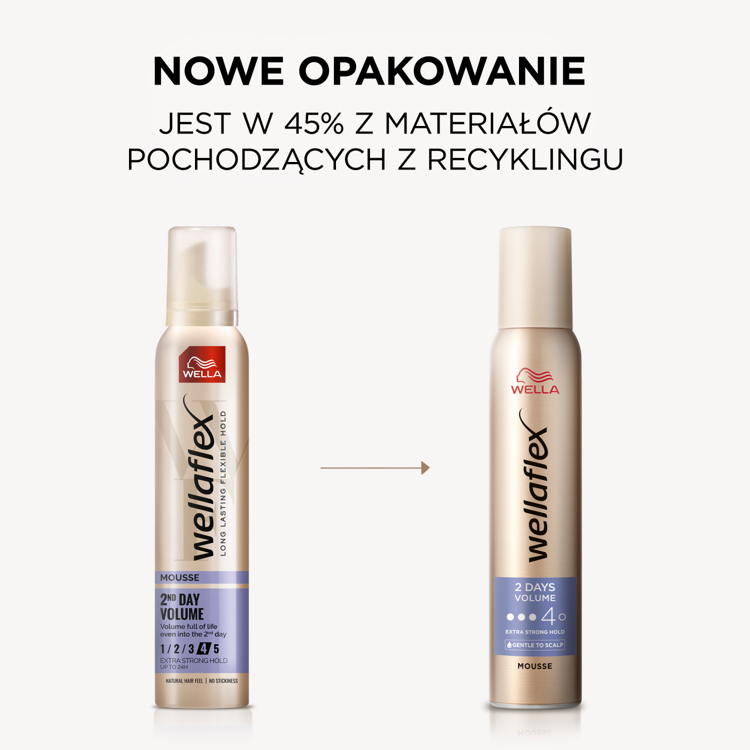 Mousse Capilar Wella 200ml Volume em 2 Dias