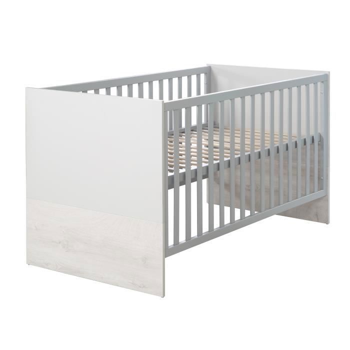 ROBA Habitación infantil completa Maren 2 - Cuna 70x140 cm + Cambiador + Armario