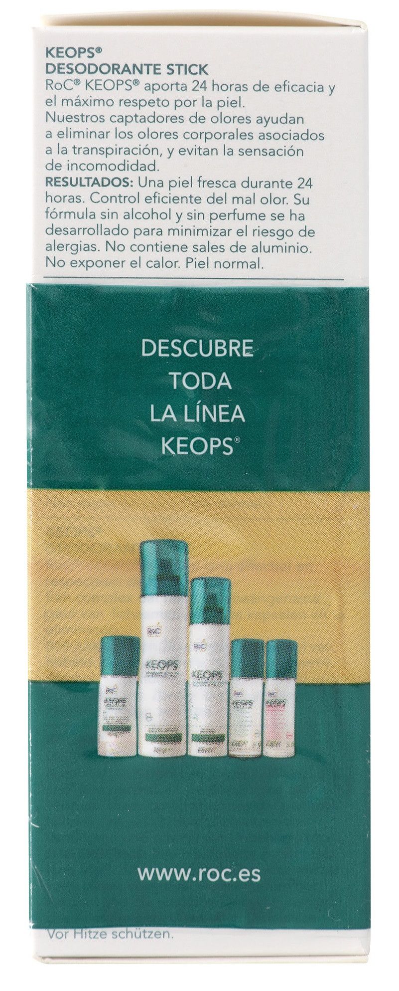 Keops dezodorantas-stick Piel Normal Parafarmaciniai dezodorantai