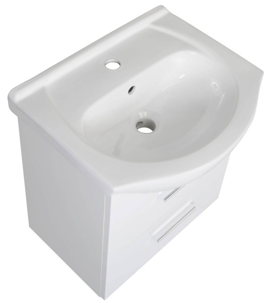 Astor Szafka Z Umywalką 50 cm Aspen Biały Połysk