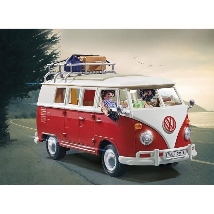 PLAYMOBIL 70176 Volkswagen T1 Kombi, Oldtimer, Erwachsene, Sammlerauto
