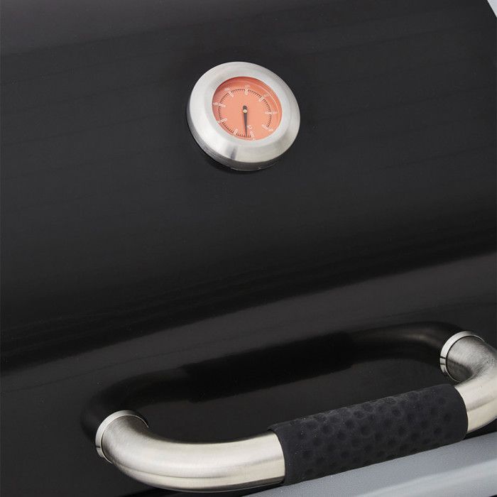 Plancha gaz et barbecue charbon Bi‑Energy L - BRASERO BY FAVEX – 2 x 3,6 kW – Plaque inox – réglage charbon – 10 à 12 convives