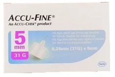 ACCU-FINE Accu-Fine G31 Nadeln 5 mm 100 Stück