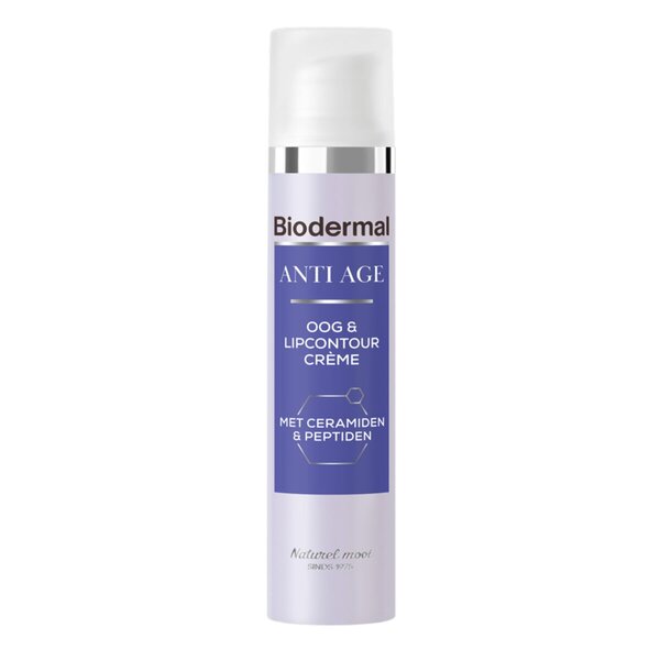 Biodermal Anti-Age Oog & Lipcountourcrème<br>15ml