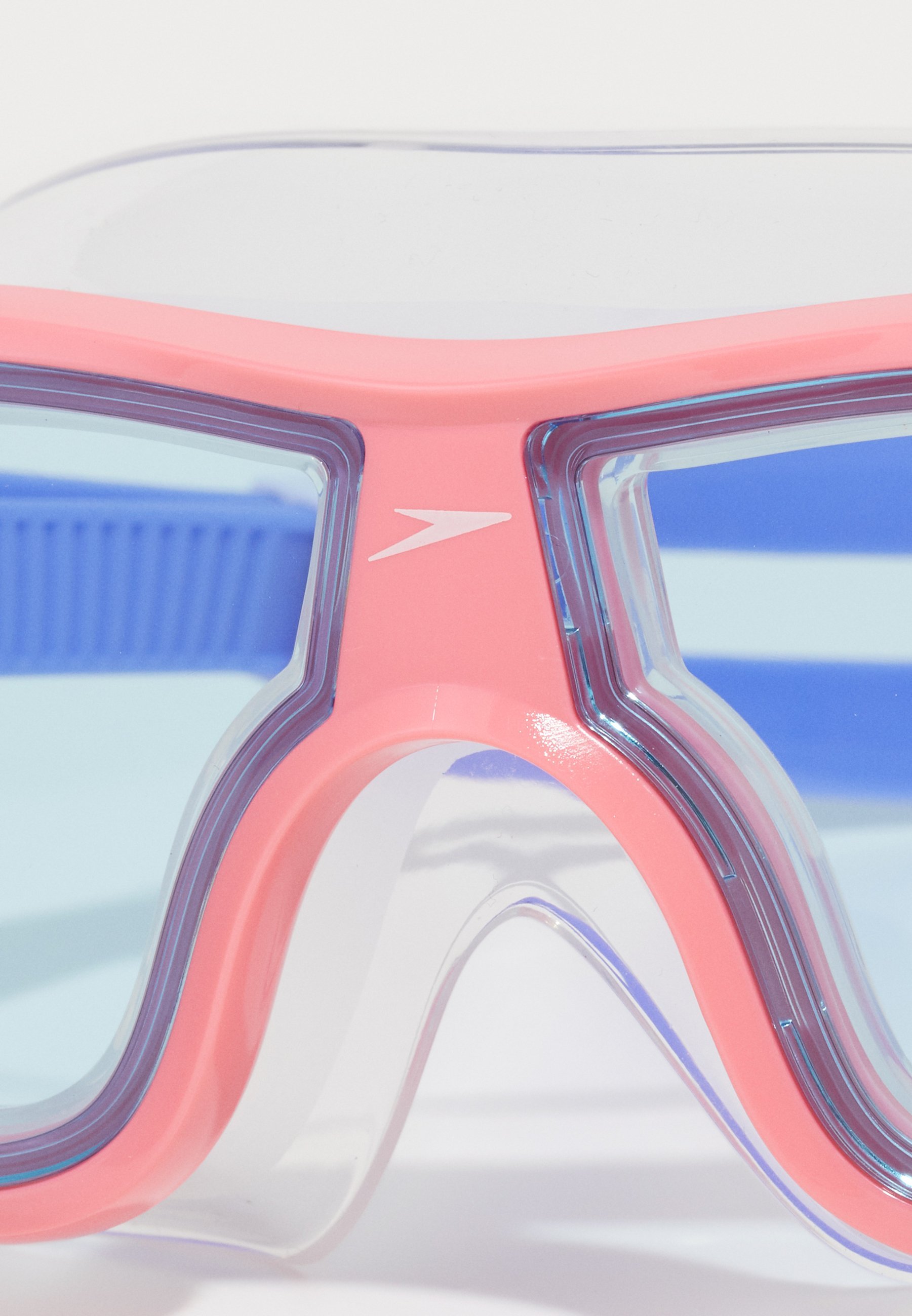 Maschera Speedo JUNIOR BIOFUSE 2.0 UNISEX - Occhialini - rosa limone/acciaio