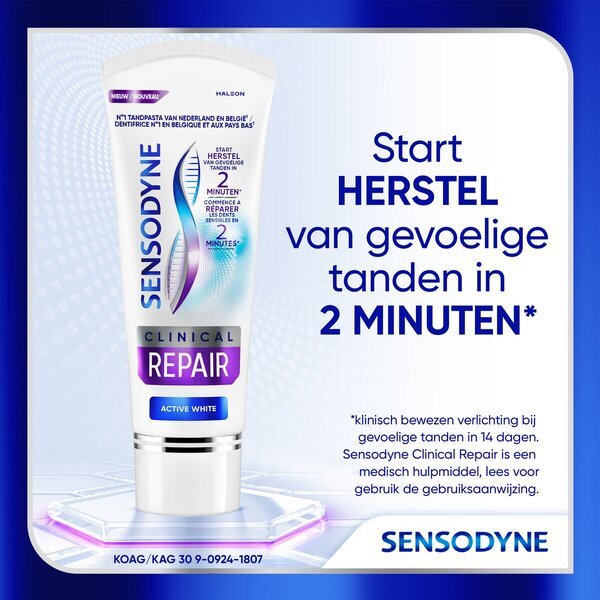 Sensodyne Clinical Repair Active White pasta za zube<br>Medicinski proizvod - 75 ml