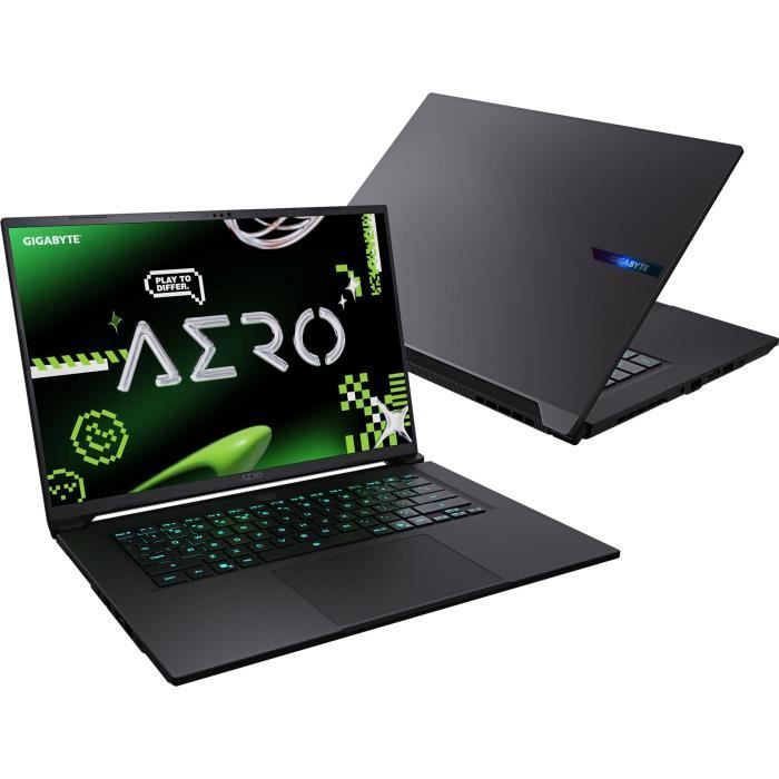 PC Portable gamer GIGABYTE AERO X16 1WH93FRC94AH - 16'' QHD+ 165HZ - RTX5070 - AMD RYZEN AI 7 350 - 16Go - 1To SSD - Win 11 FAMILLE