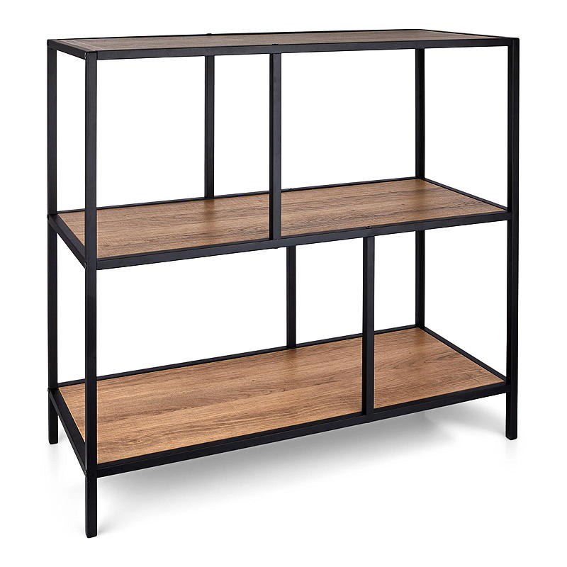 Hjem Gulvhylle Milton 83x33x80 cm metall og tre