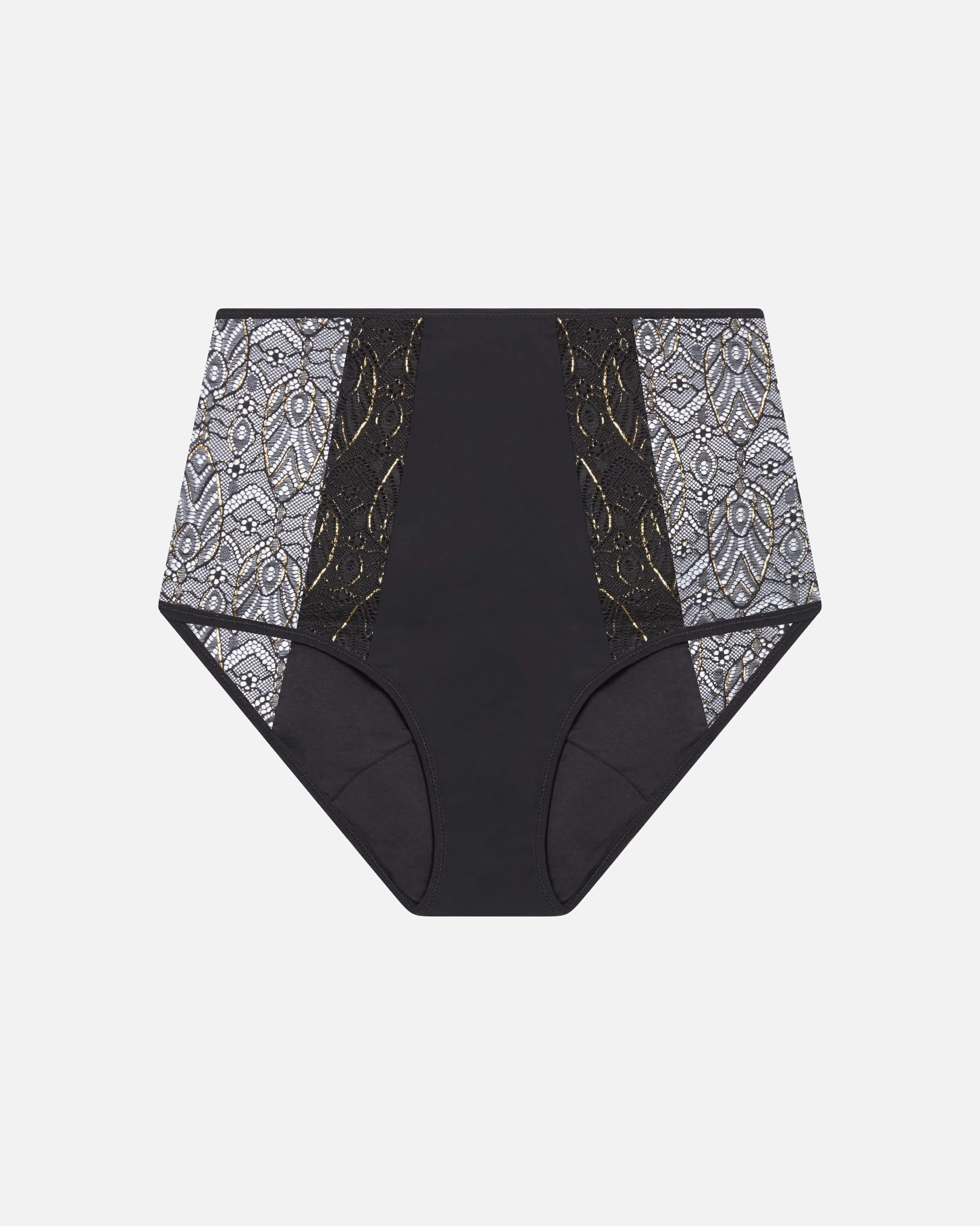 RÉJEANNE Culotte Rhéa Taille Haute Golden Leaves
