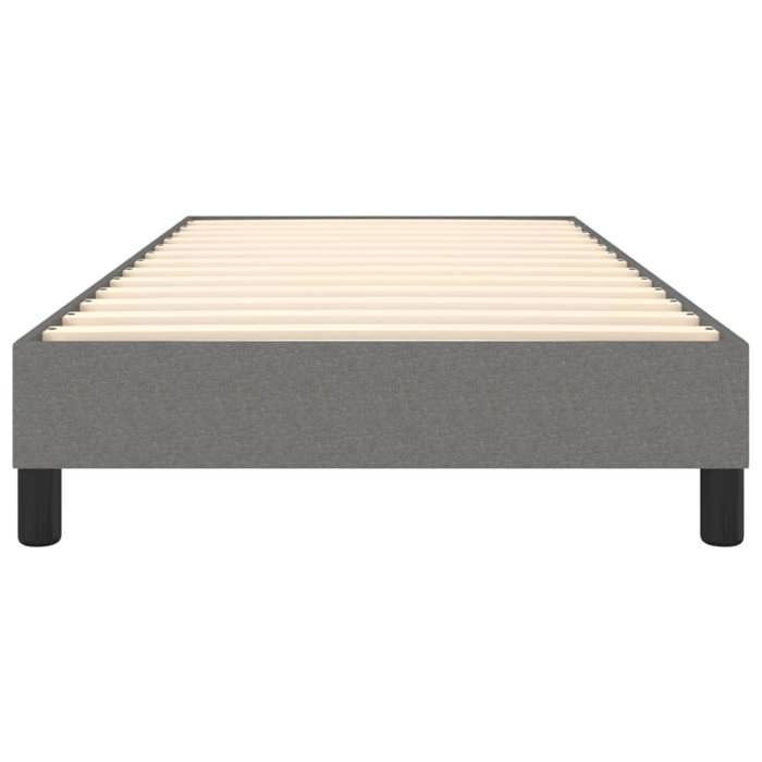3120469 vidaXL Gris oscuro 80x200 cm Tela para base de colchón de muelles