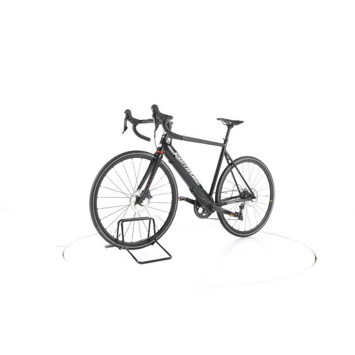 Bicicleta eléctrica - Corratec E-Corones Elite - negra - Bicicleta eléctrica de gravel y carretera - FAZUA 250 Wh reacondicionada