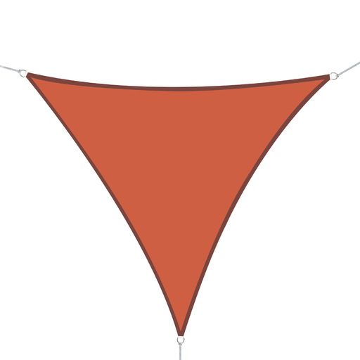 Outsunny Triangle Skuggsegel, Paraply eller Parasoll av Typ för Camping