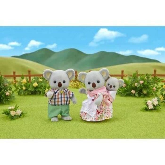 Sylvanian Families Koala Family - 5310 - Articulated and Dressed - Grey