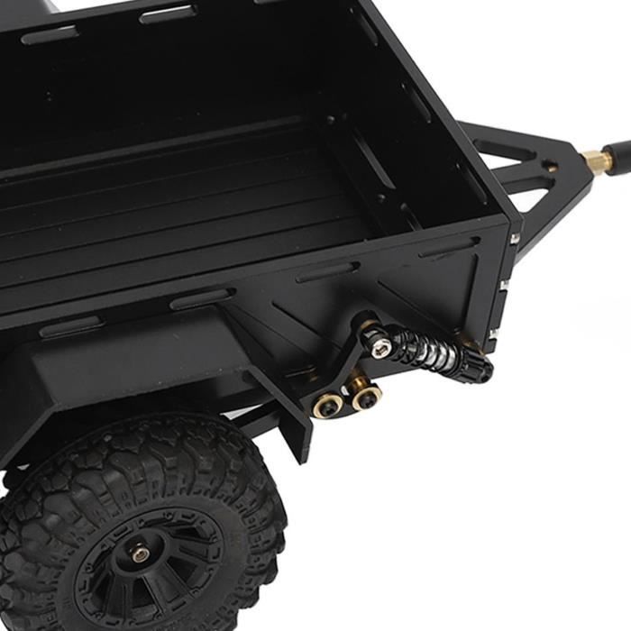 Rimorchio per auto radiocomandata Vvikizy, in alluminio, antiscivolo, con ruote in gomma per Traxxas TRX4M 1/18