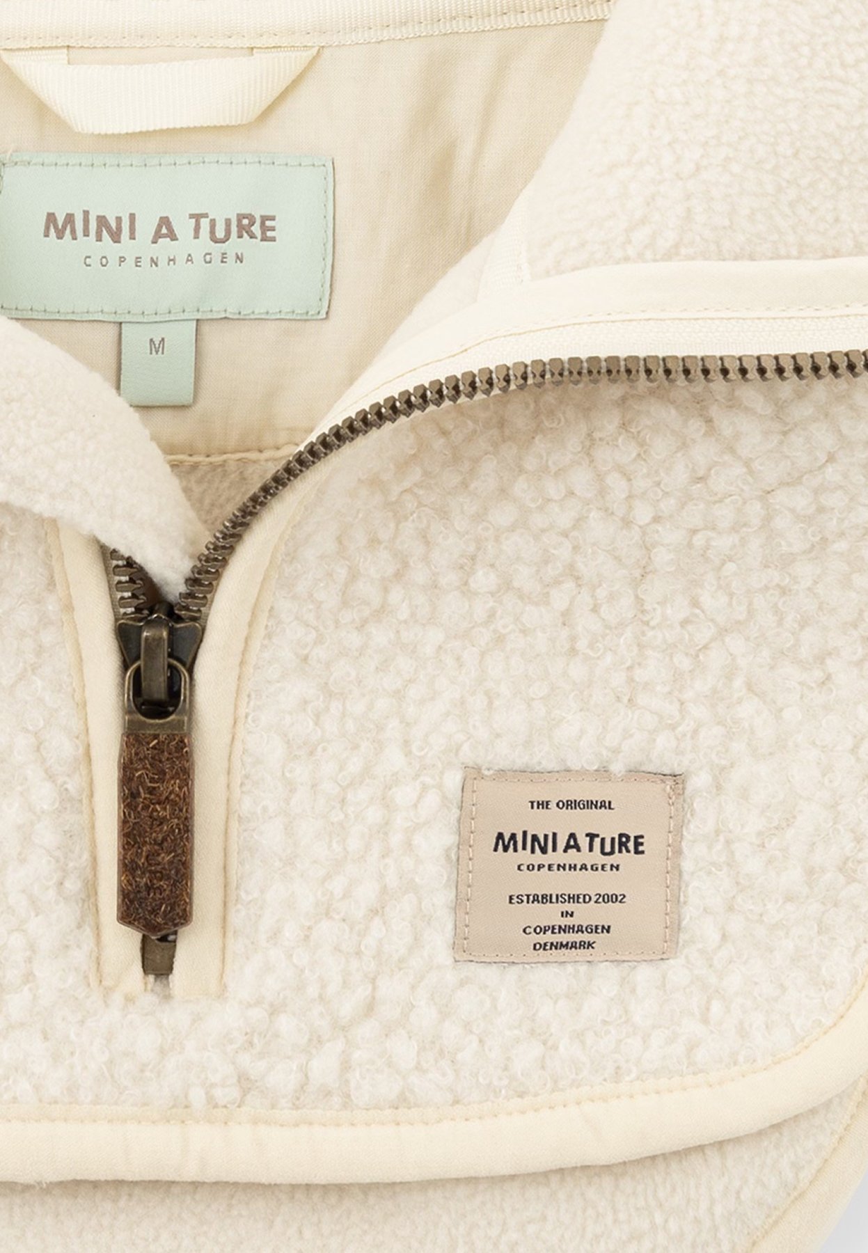 SCALDACOLLO MINI A TURE MATAKTON ZIP UNISEX - Snood - crema d'angora
