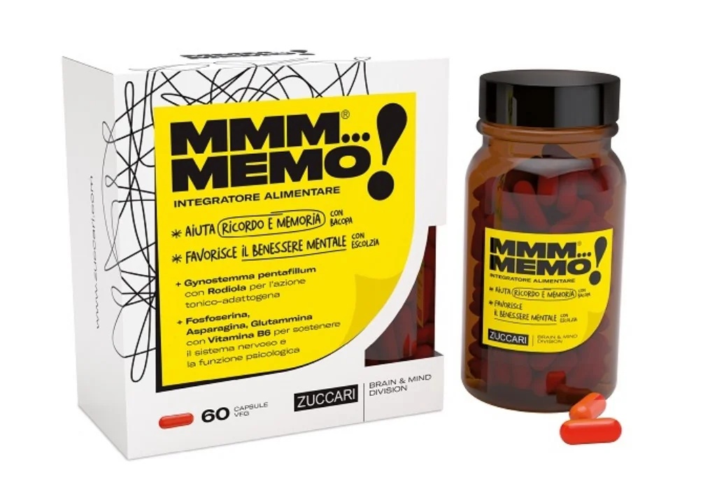 ZUCCARI Mmm...Memo 60 capsules Complément alimentaire pour la mémoire