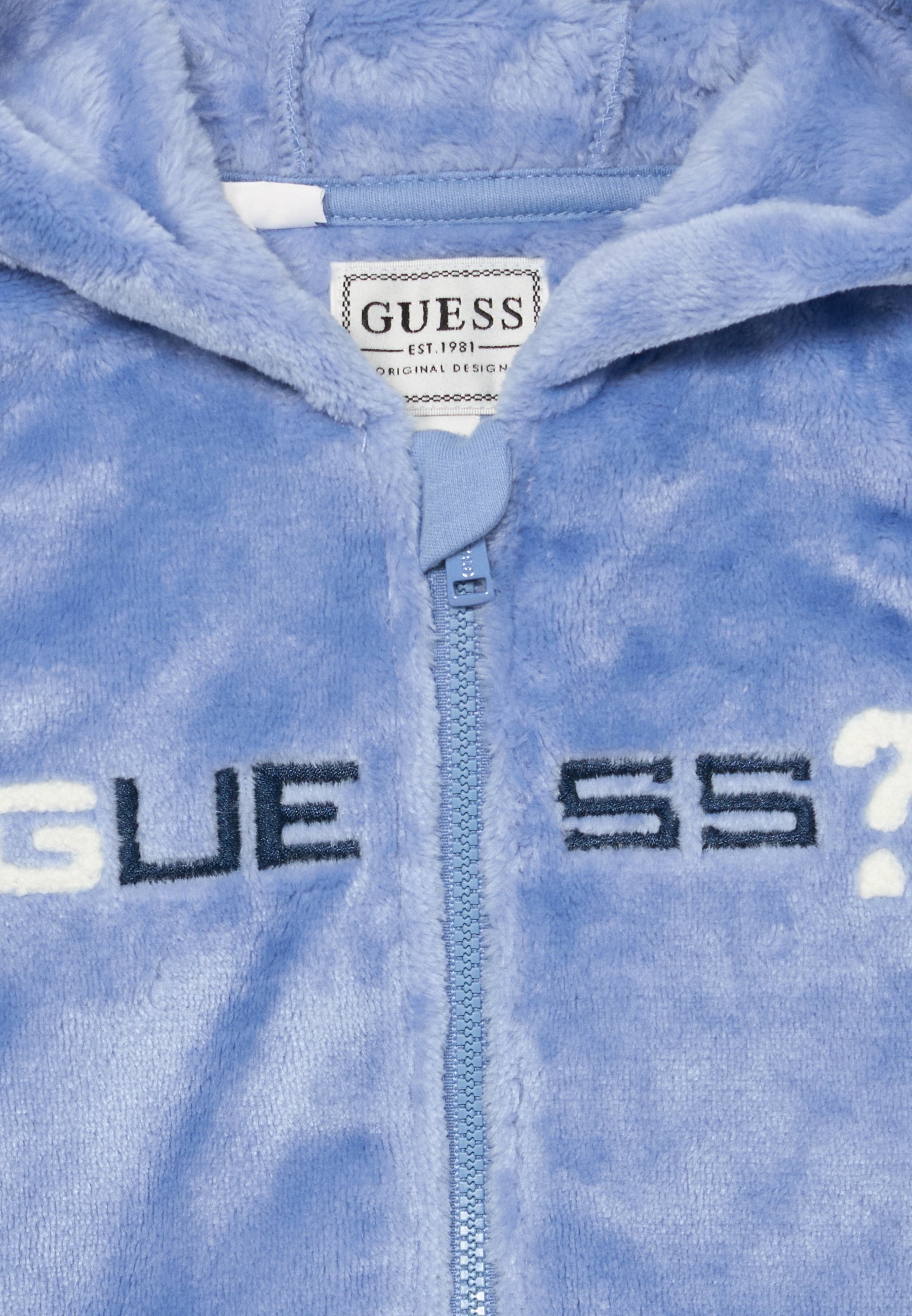 Guess BABY HOODED SET UNISEX - Trainingsbroek - lila blauw