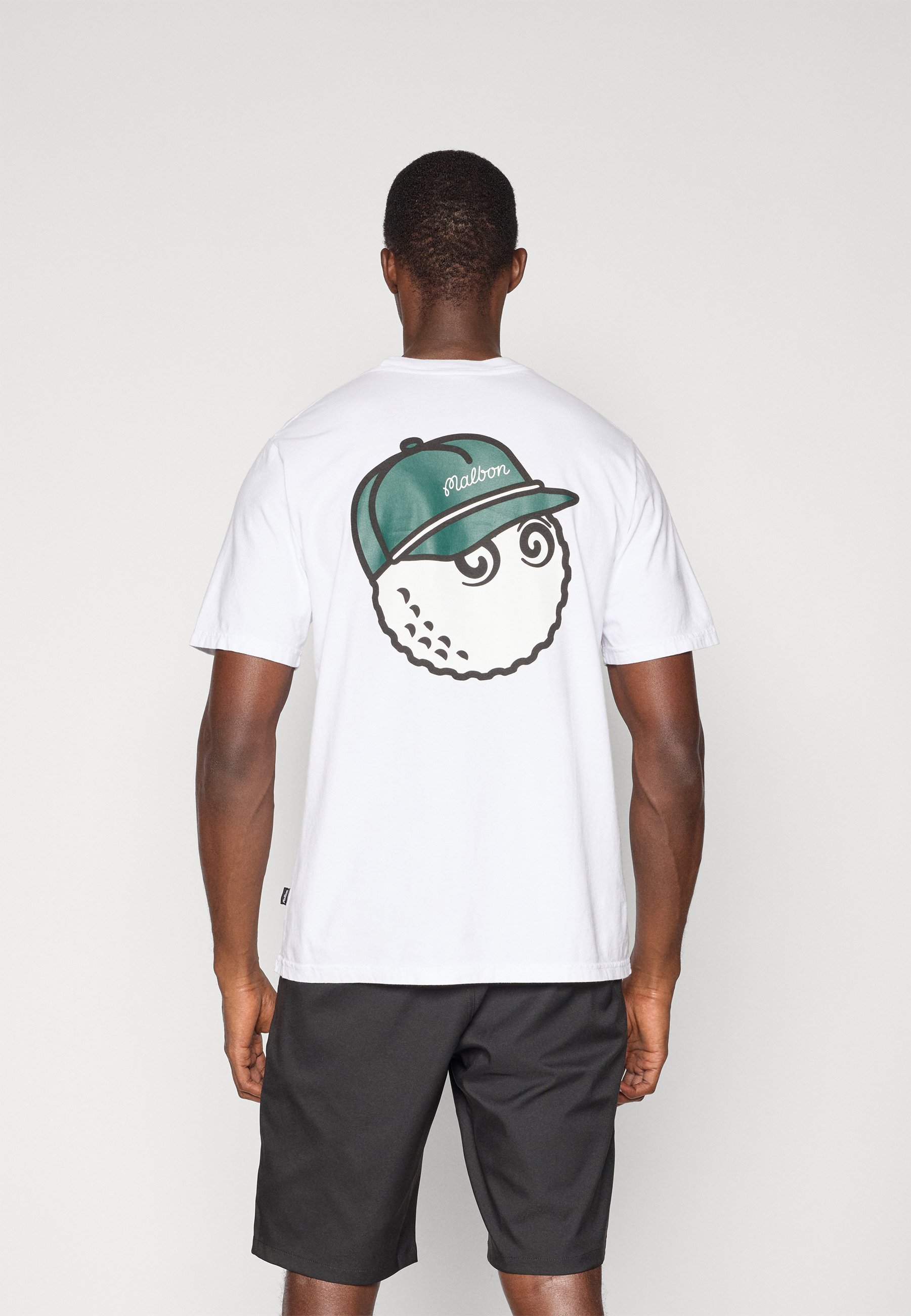 Malbon BERMUDA BALDWIN T-shirt - T-shirt met print - wit