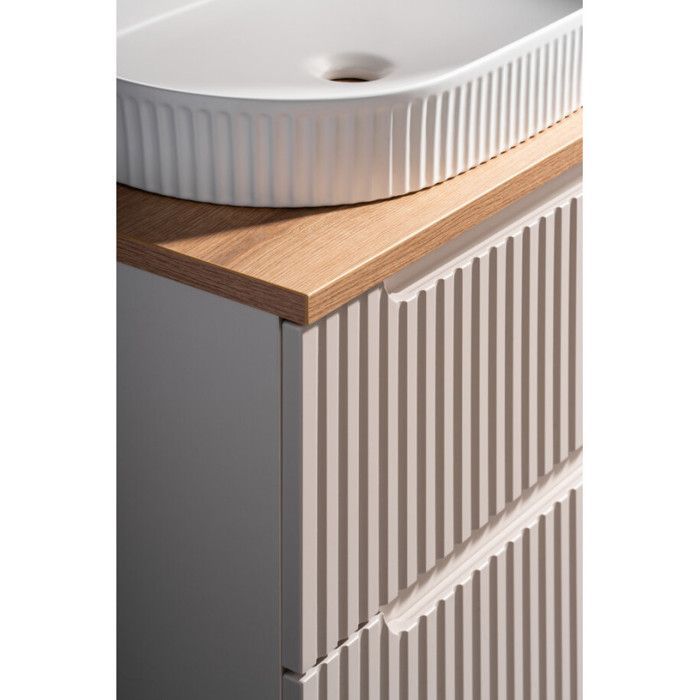 Bathroom vanity unit - DECORATION - Astral Cashmere - 2 drawers - Beige - 60 cm