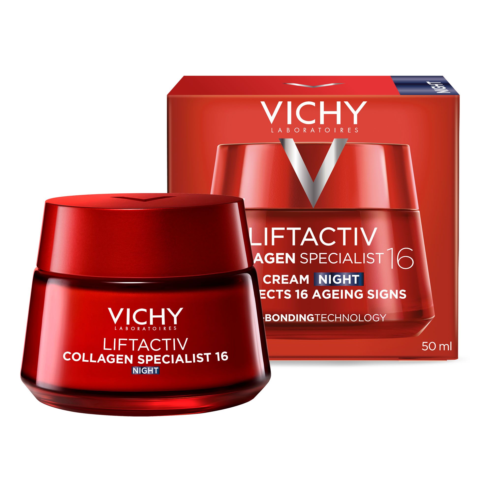 „Liftactiv Collagen Specialist“ 16 naktinių kremų nuo raukšlių ir senėjimo