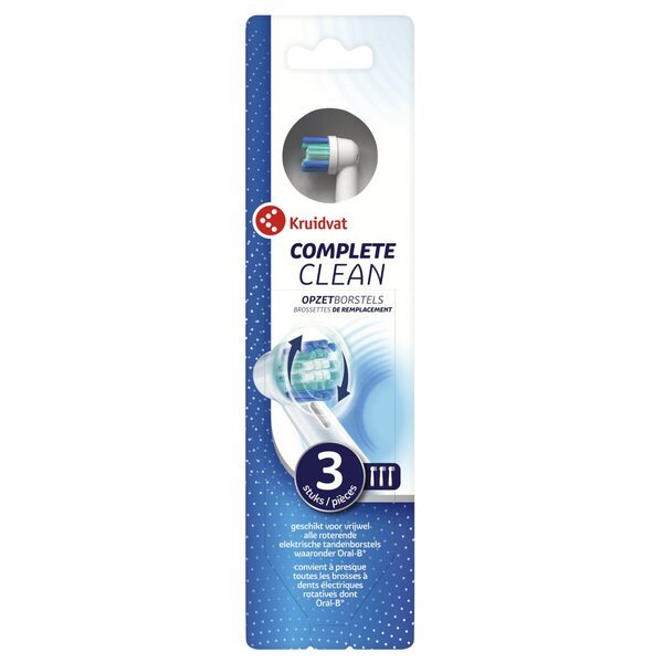 Kruidvat Complete Clean zobu birstes galviņas<br>3 gab.