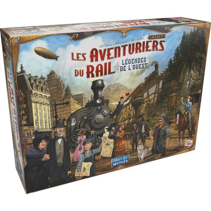 Jeu de société - Les Aventuriers du Rail - Legacy - Héritage - 2 à 5 joueurs - 10 ans et +