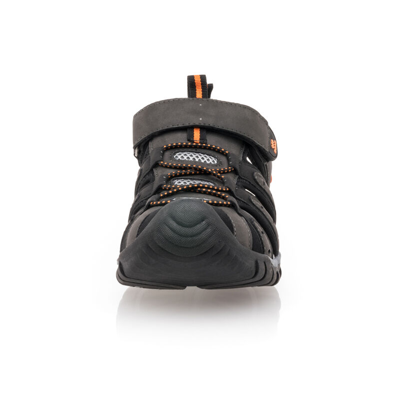 Sandálias masculinas cinza / Sapatos de bico aberto